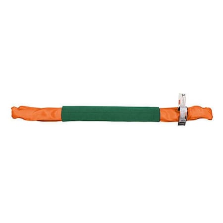 Hsi Eye and Eye Round Slings, 12 ft L, Orange SP4000EE-12